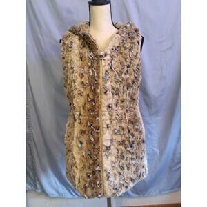 Dennis by Dennis Basso Faux Fur Hooded Vest